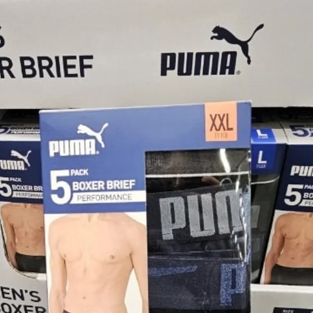 PUMA 미드박서브리프 5매 M - XXL ASIAN SIZE
