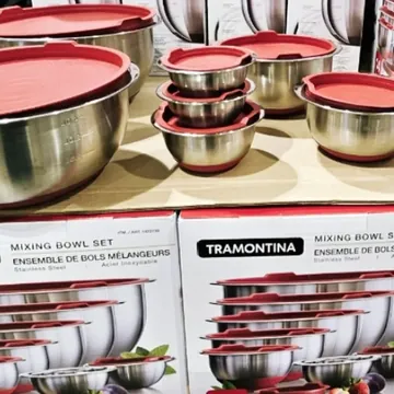 TRAMONTINA 믹싱볼 세트 14P (뚜껑포함)