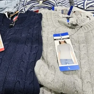 HALSTON 여성 반소매 니트 S,M,L US SIZE