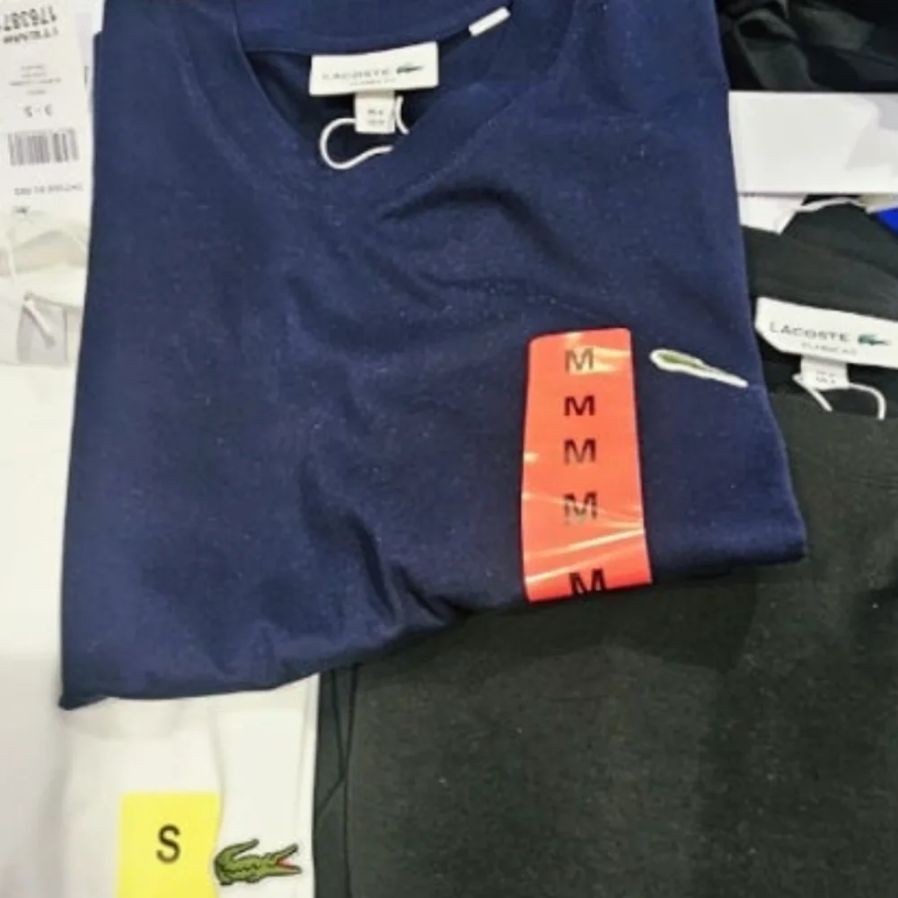 LACOSTE 남성 반소매 크루 S,M,L US SIZE