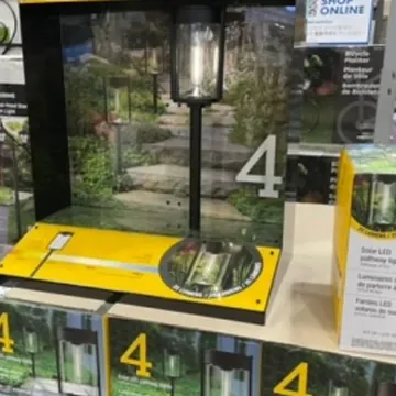 GTX LED 태양광 조명 4개