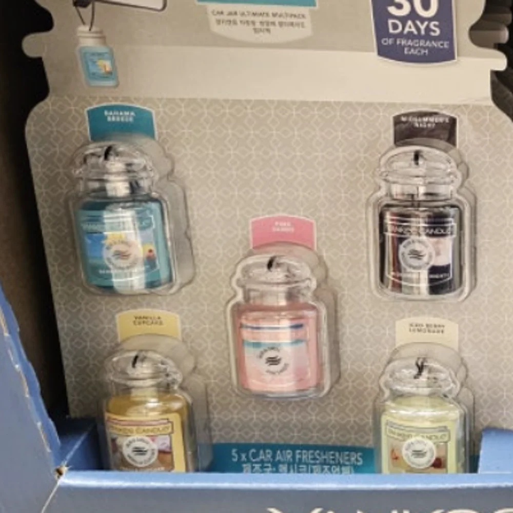 YANKEE CANDLE 양키캔들 차량용 방향제 5개