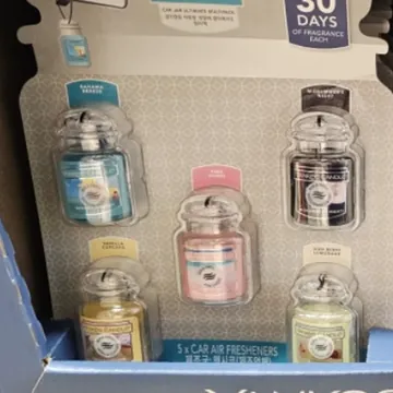 YANKEE CANDLE 양키캔들 차량용 방향제 5개