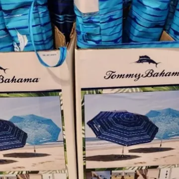 TOMMY BAHAMA 비치 파라솔 지름 2.3M
