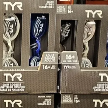 TYR 물안경 3개입 성인용