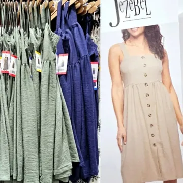 JEZEBEL 여성 티어드원피스 S,M,L ASIAN SIZE
