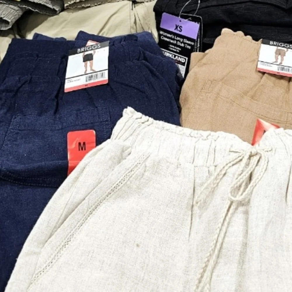BRIGGS 여성 리넨 반바지 XS,S,M,L US SIZE