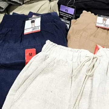 BRIGGS 여성 리넨 반바지 XS,S,M,L US SIZE