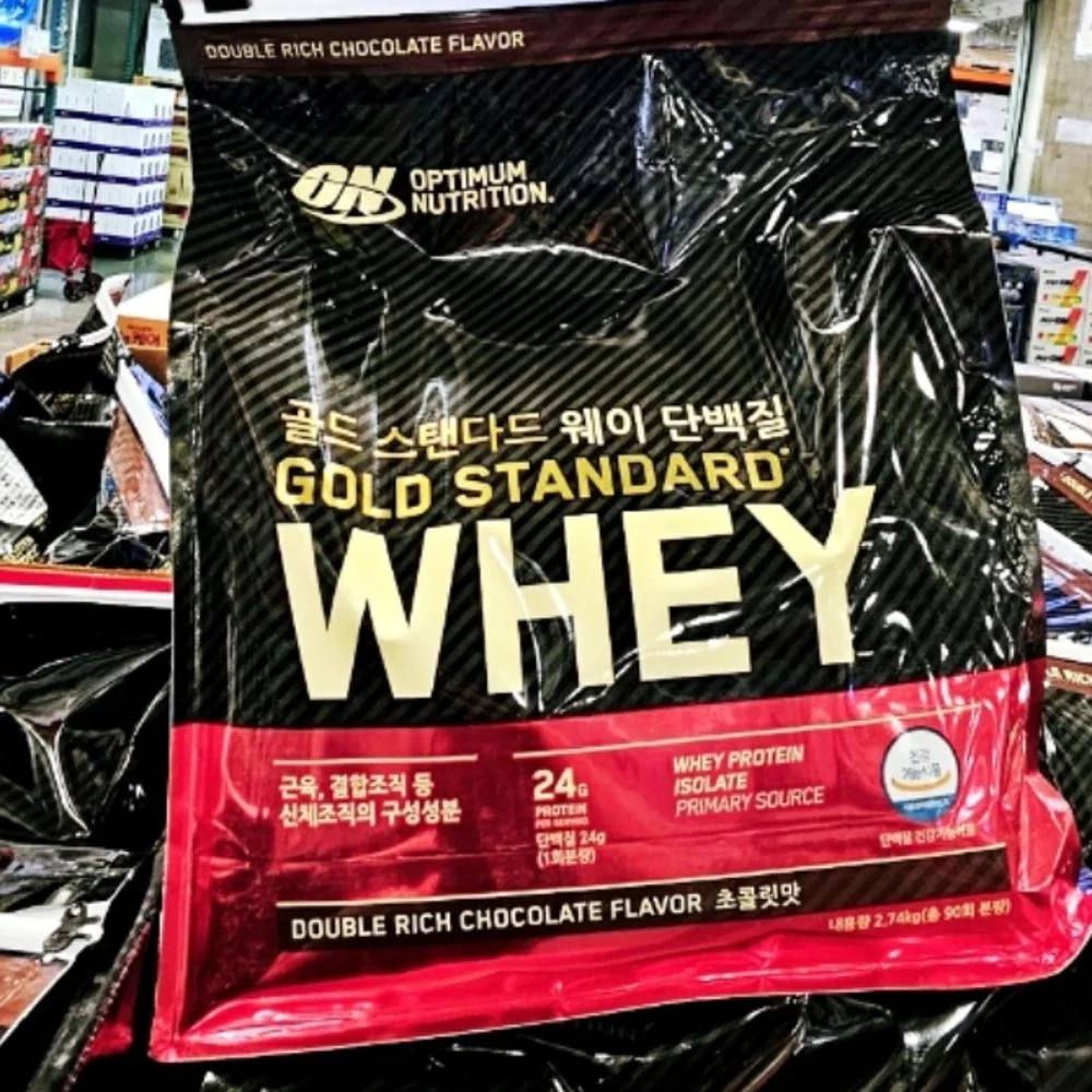 GOLD STANDARD 웨이단백질보충제 2.74KG,초콜릿맛