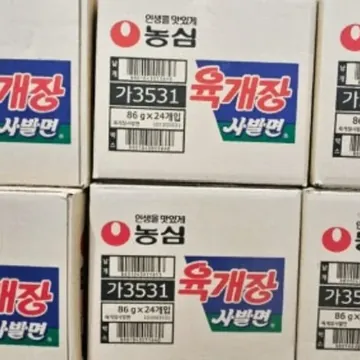 농심 육개장 사발면 86G X 24