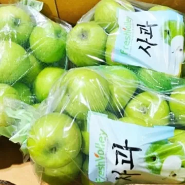 초록사과 1봉 (3KG) 원산지 : 국내산