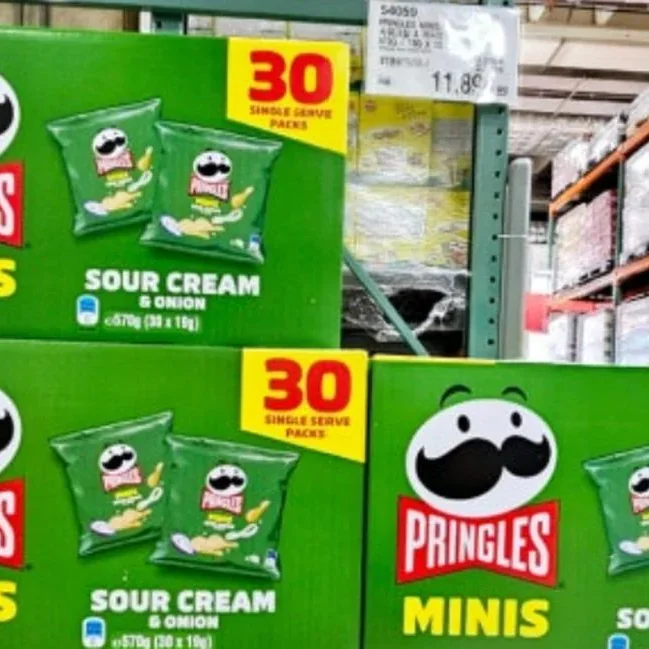 PRINGLES MINIS 사워크림 & 어니언 570G / 19G X 30