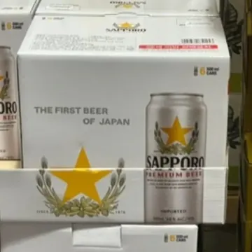 SAPPORO 캔맥주 KG500ML X 6캔