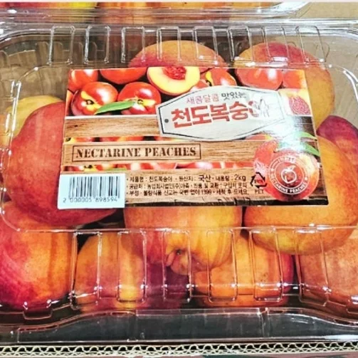 천도복숭아 (2KG) 원산지 : 국내산