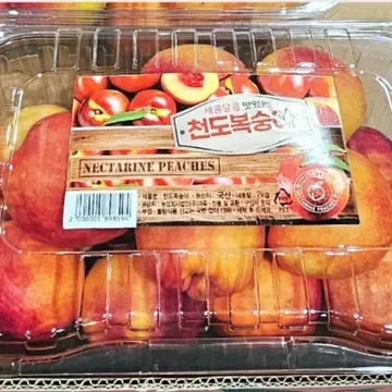 천도복숭아 (2KG) 원산지 : 국내산