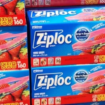 ZIPLOC 스마트지퍼백 (대형) 160매