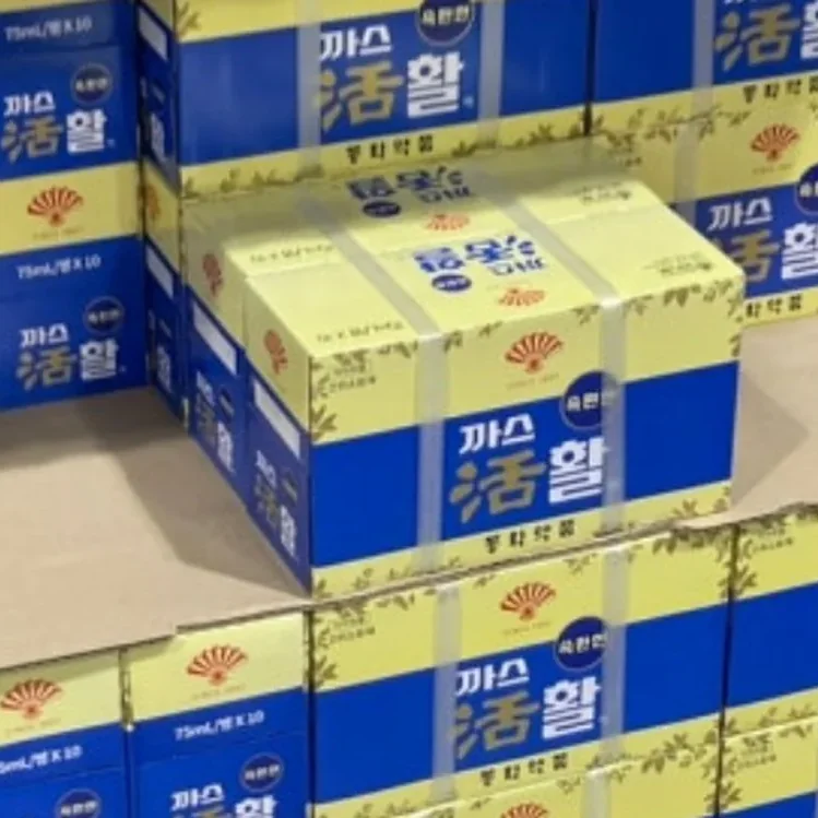 동화약품 부채표 까스 활 75ML X 10병 X 2개