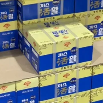 동화약품 부채표 까스 활 75ML X 10병 X 2개