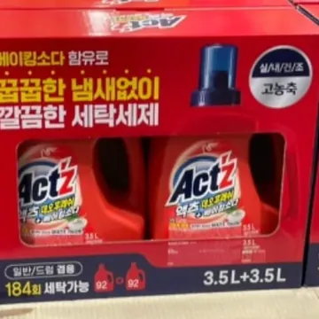 액츠데오후레쉬 세탁세제 + 베이킹소다 3.5LX2