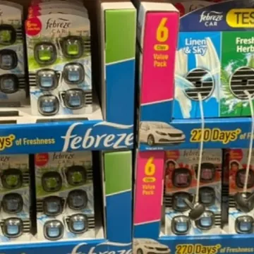 FEBREZE 페브리즈 차량용방향제클립 2.2ML 6개