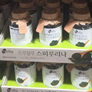 TRUE BLUE 스피루리나 500MG X 500캡슐