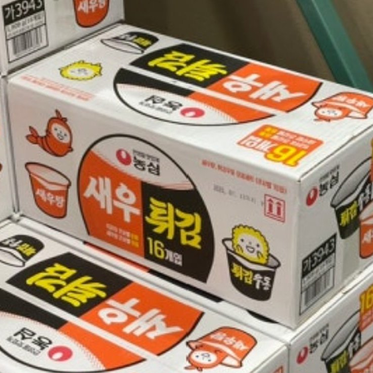 농심 새우탕/튀김우동 115G X 8 / 111G X 8
