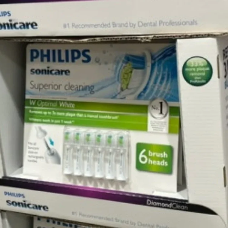 PHILIPS 필립스 소닉케어전동칫솔모 옵티멀화이트6P