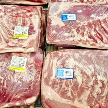 미국산 돈육 삼겹살 도매 KG당단가