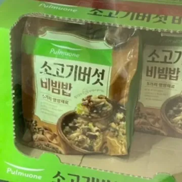 풀무원 소고기버섯 비빔밥 262G X 6