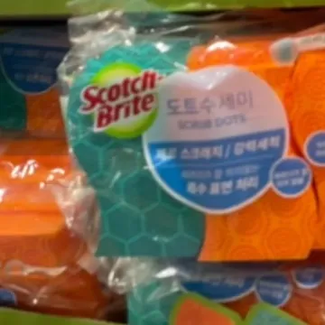 스카치브라이트 다용도 도트수세미 12개