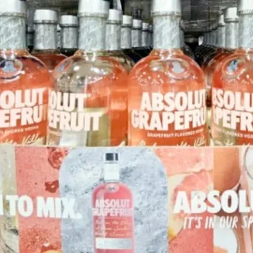 ABSOLUT VODKA 그레이프푸르트 1L