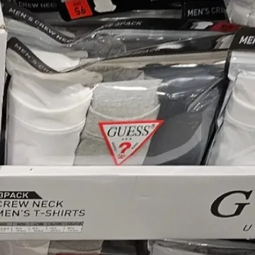 GUESS 라운드티셔츠3매 M - XXL ASIAN SIZE