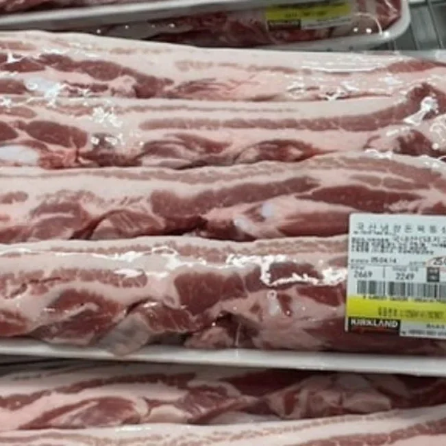 국내산 돈육 통삼겹살 KG당단가
