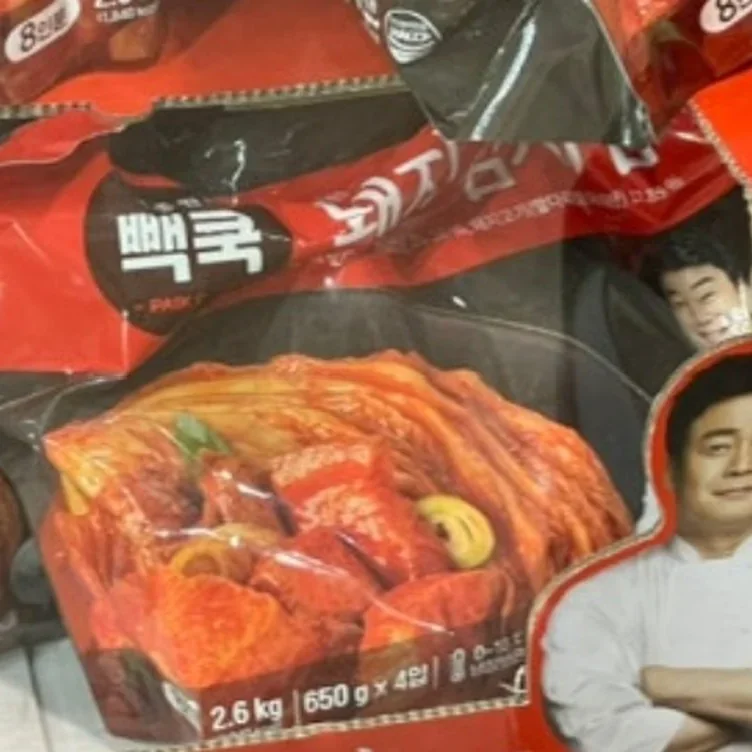 백종원의 빽쿡 돼지김치찜 650G X 4 (8인분)