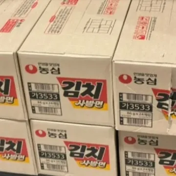 농심 김치 사발면 86G X 24