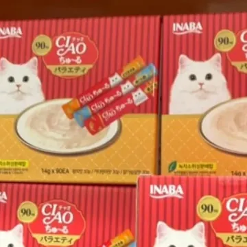 INDABA 챠오츄르고양이간식 14G X 90입