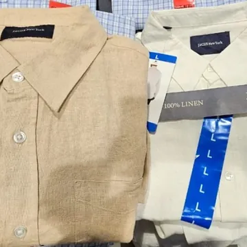 JACHS 남성린넨셔츠 S,M,L,XL US SIZE