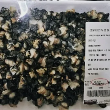 생물데친우렁살 원산지 : 국산 KG당단가