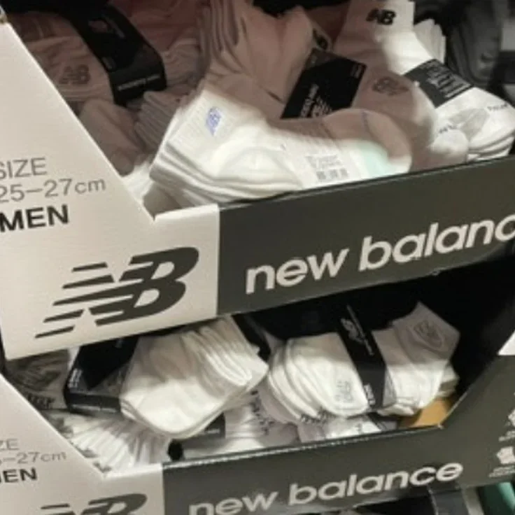 NEW BALANCE 남성 스포츠 양말 6족 FREE SIZE