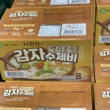 이가자연면 감자수제비 186.5G X 8