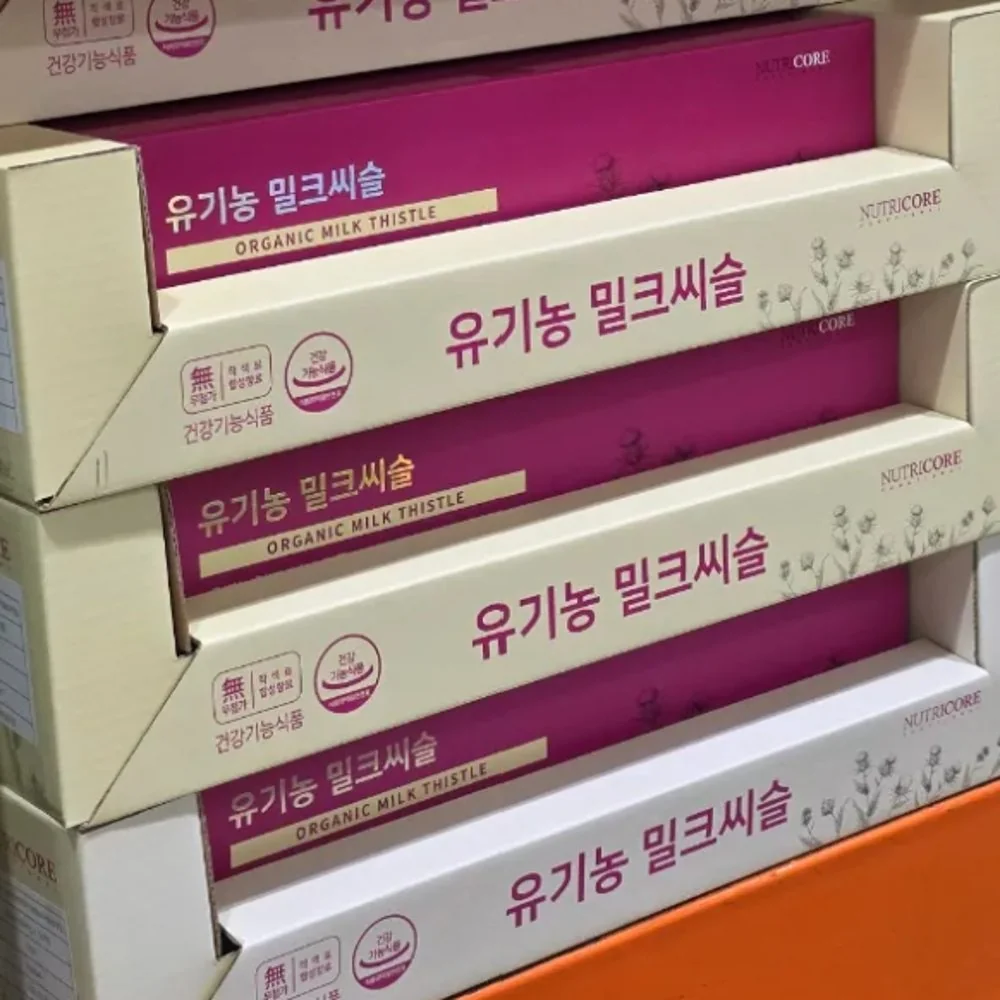 뉴트리코어. 유기농. 밀크씨슬 1000MG X150정
