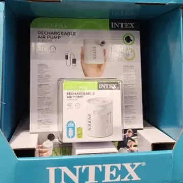 INTEX 공기주입 펌프 충전식