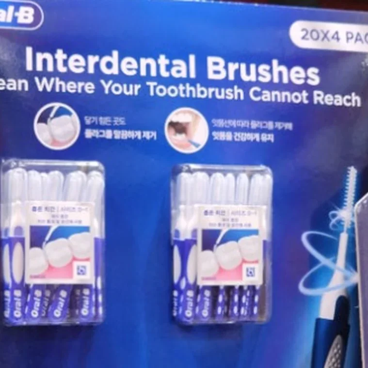 ORAL-B 오랄비 치간 칫솔 20개 X 4팩