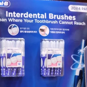 ORAL-B 오랄비 치간 칫솔 20개 X 4팩