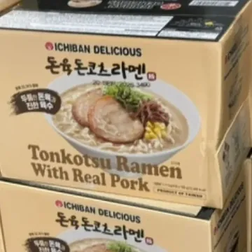 ICHIBAN DELICIOUS 돈코츠라멘 185G X 6