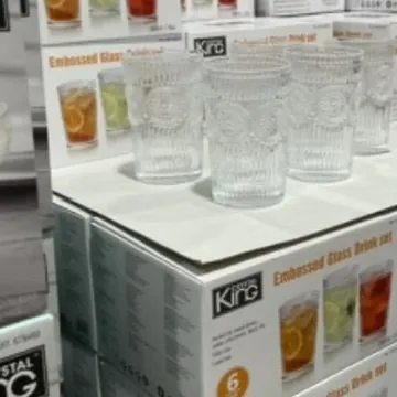 KING CRYSTAL 하이볼 글라스 380ML, 6P