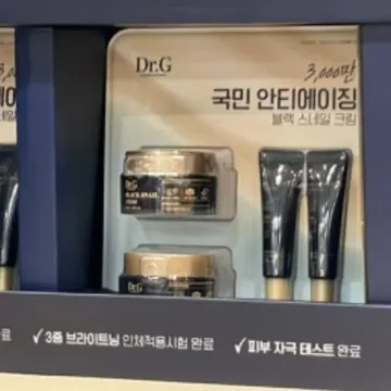 DR.G 닥터지 블랙 스네일 크림 50ML X 2 + 20ML X 2