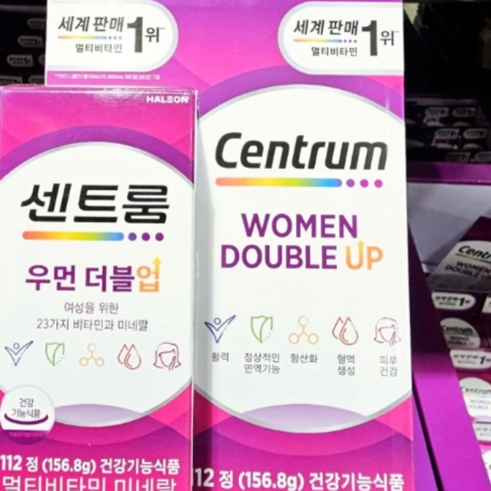 센트룸멀티비타민. 우먼더블업 112 CT