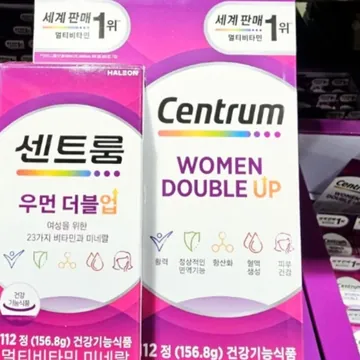 센트룸멀티비타민. 우먼더블업 112 CT