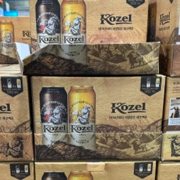 KOZEL 믹스팩/라거,다크 500ML X 8캔
